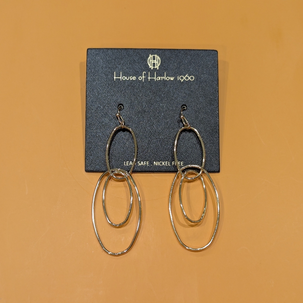 House of Harlow 1960 Gold Hoop Earrings